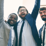 Employees celebrating (1)