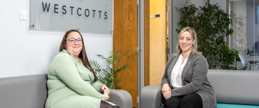 Emma Mills and Beckie Cox